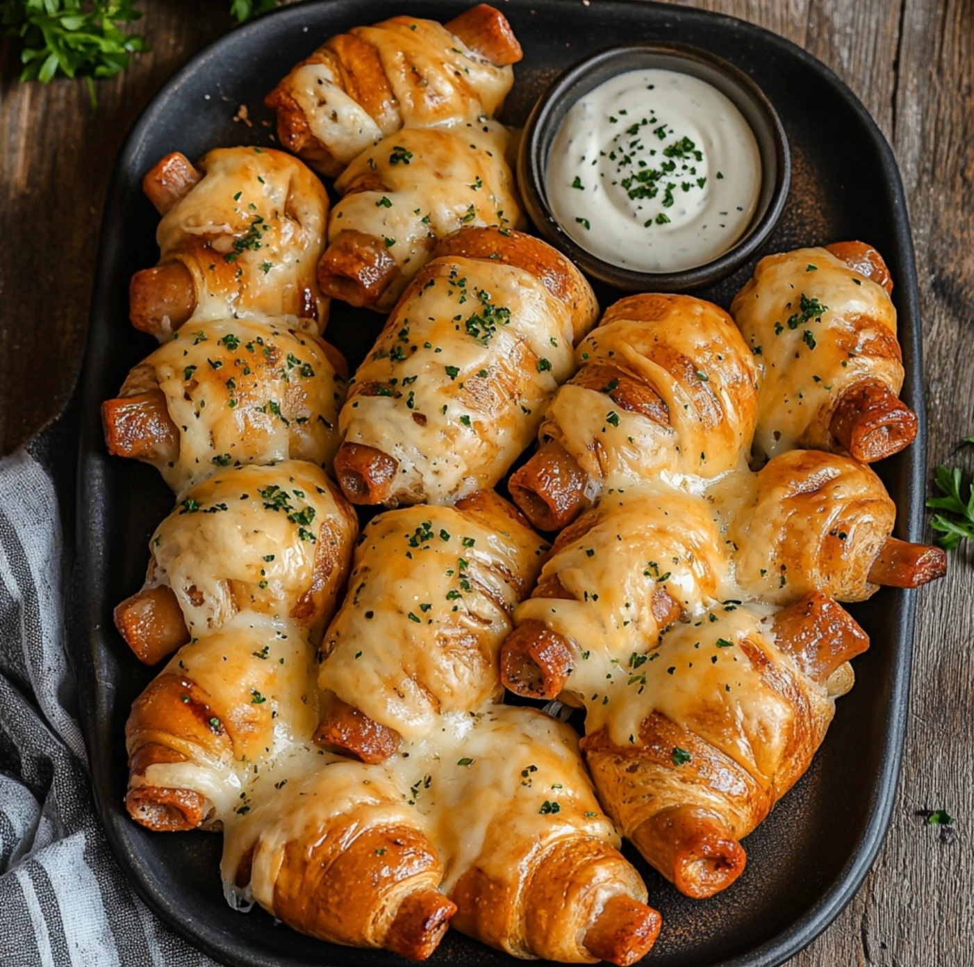 Buffalo Ranch Pigs In A Blanket