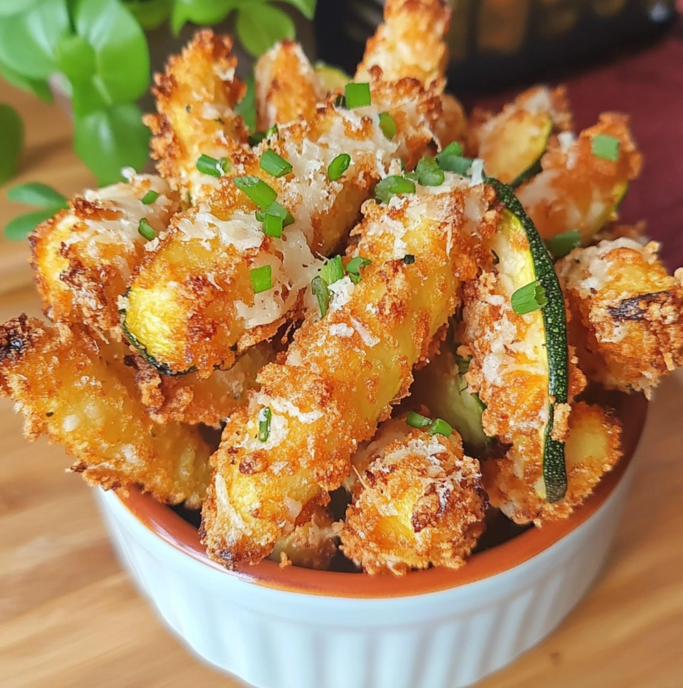 Crispy Parmesan Zucchini Fries