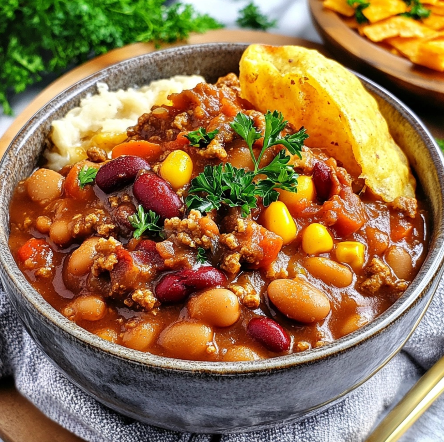 Hearty and Savory Slow Cooker Cowboy Beans