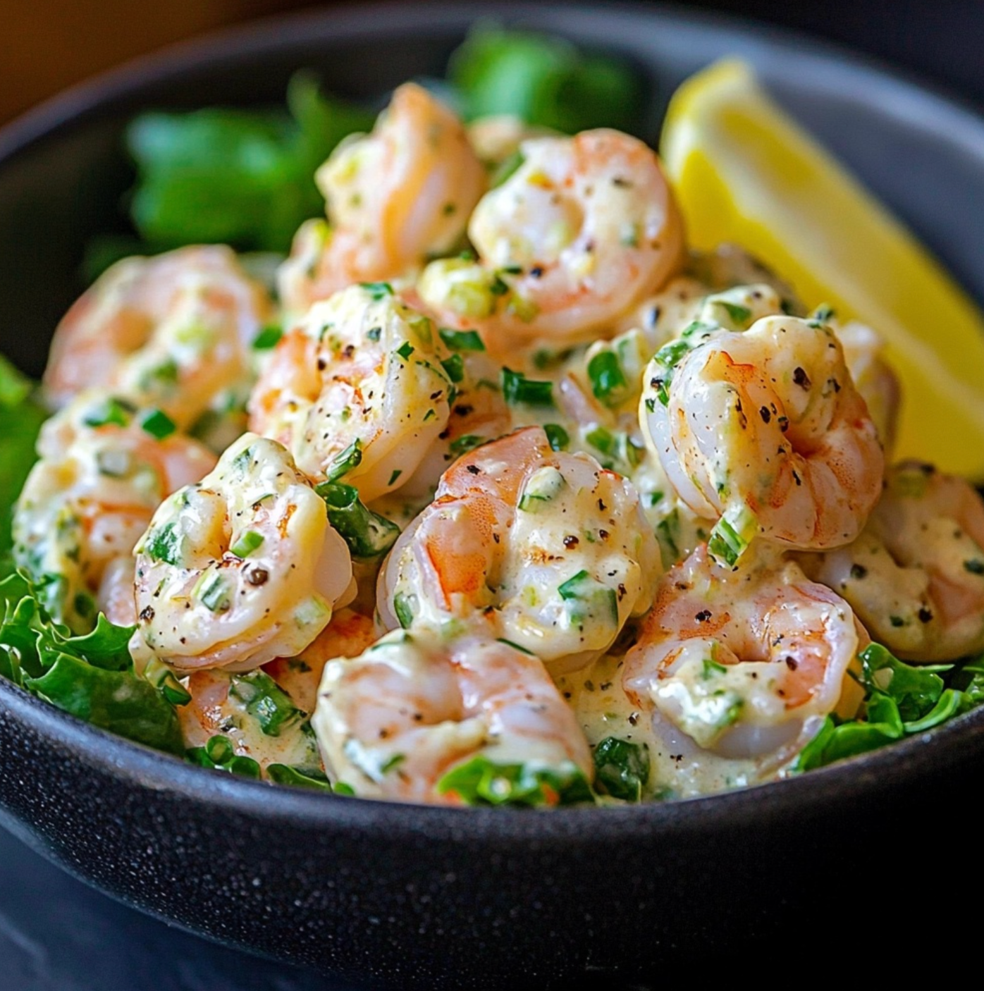 Creamy Zesty Old Bay Shrimp Salad