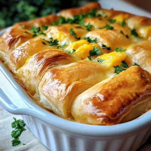 Chicken Crescent Roll Casserole