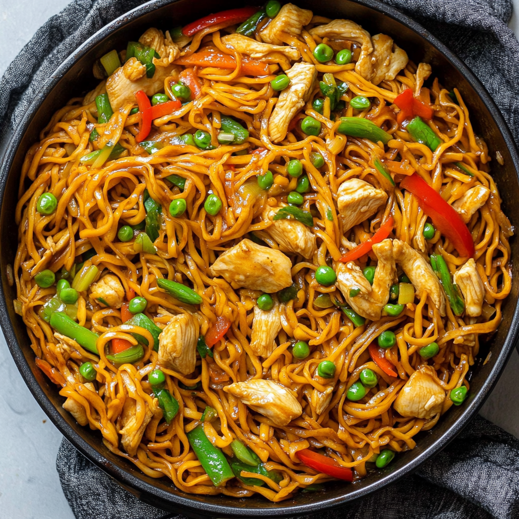 One Pot Chicken Chow Mein Recipe