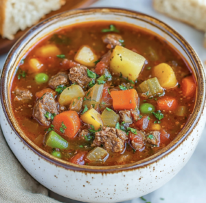 Crockpot Vegetable Beef Soup Recipe