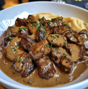 Alain Ducasse’s Exquisite Beef Stroganoff: