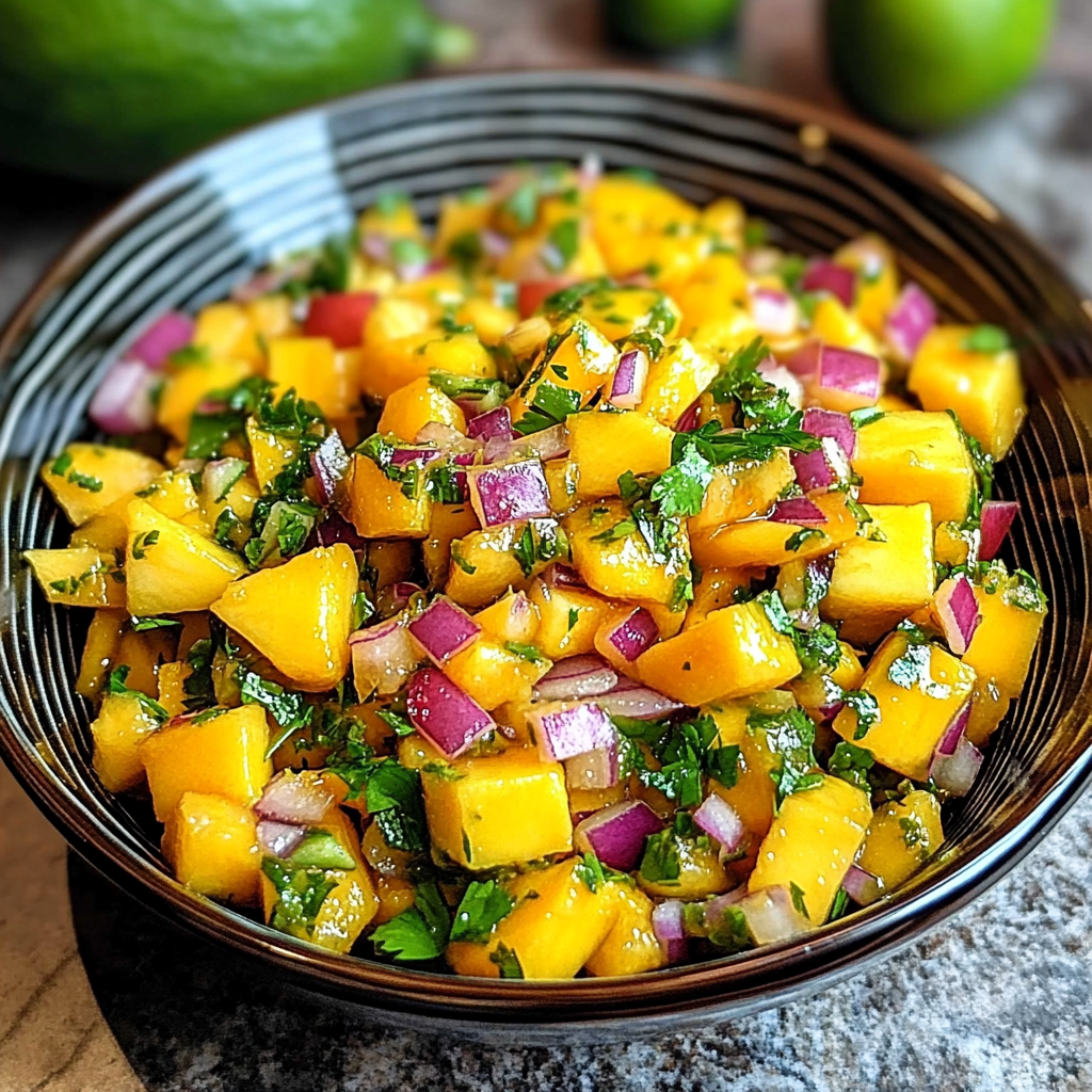 The Best Mango Salsa Salad