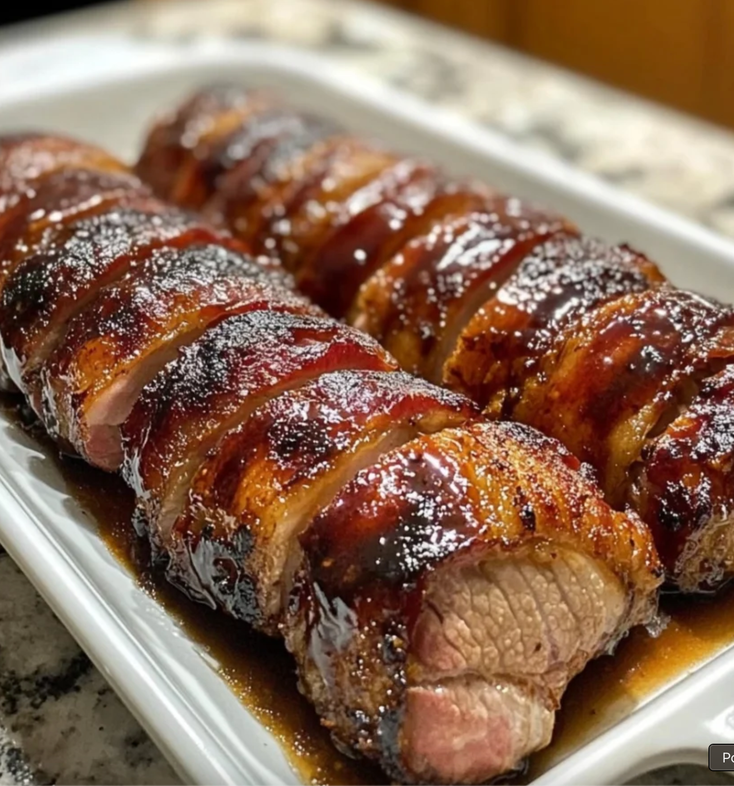 Bacon Brown Sugar Pork Tenderloin