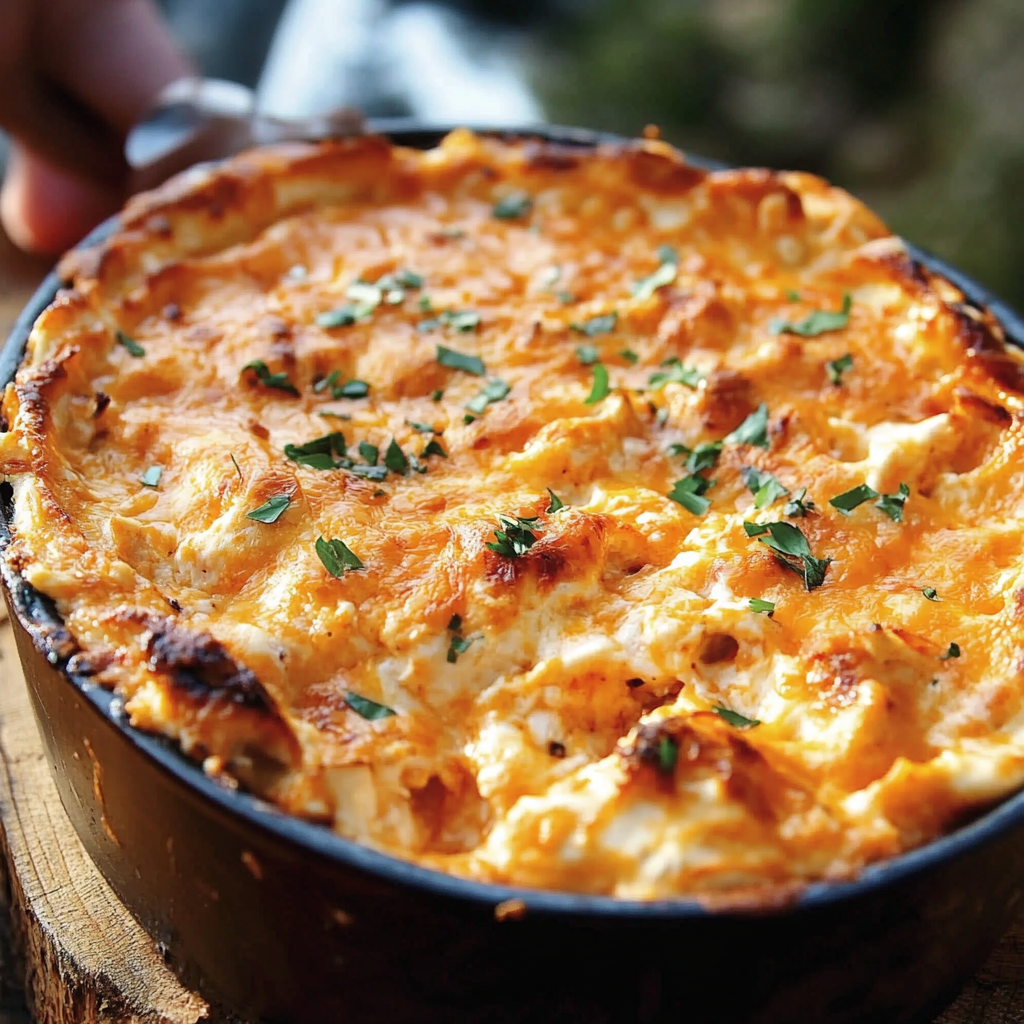 Baked Buffalo Chicken Dip