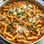 White Chicken Skillet Lasagna