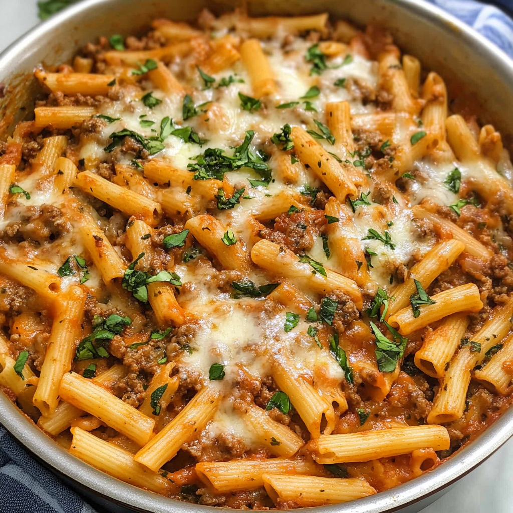 One Pot Baked Ziti Recipe