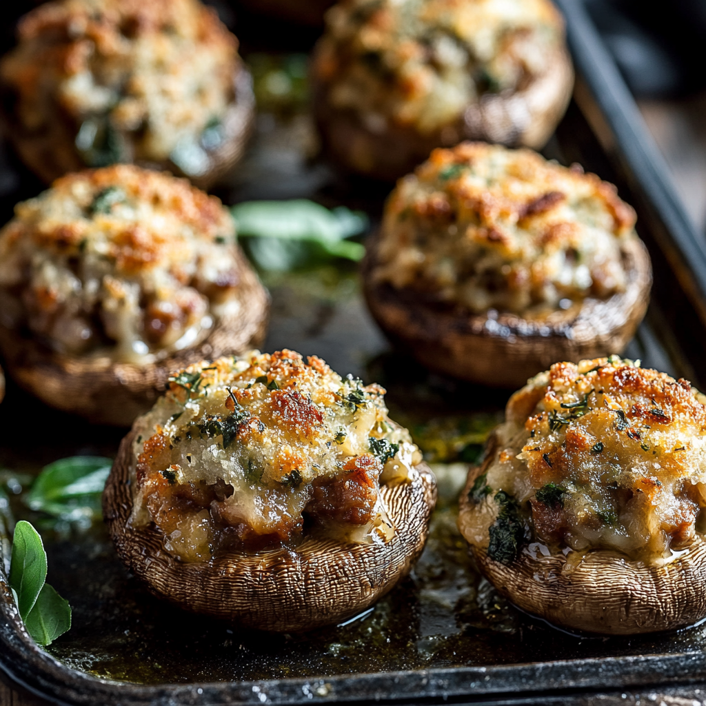 Olive Garden Stuffed Mushrooms