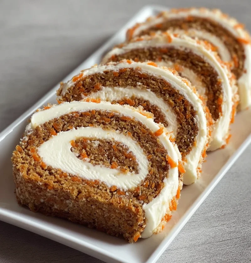 Best Carrot Cake Roll Recipe Easy Carrot Cake Roll With Cream Cheese Homemade Cream Cheese Frosting For Carrot Cake Carrot...