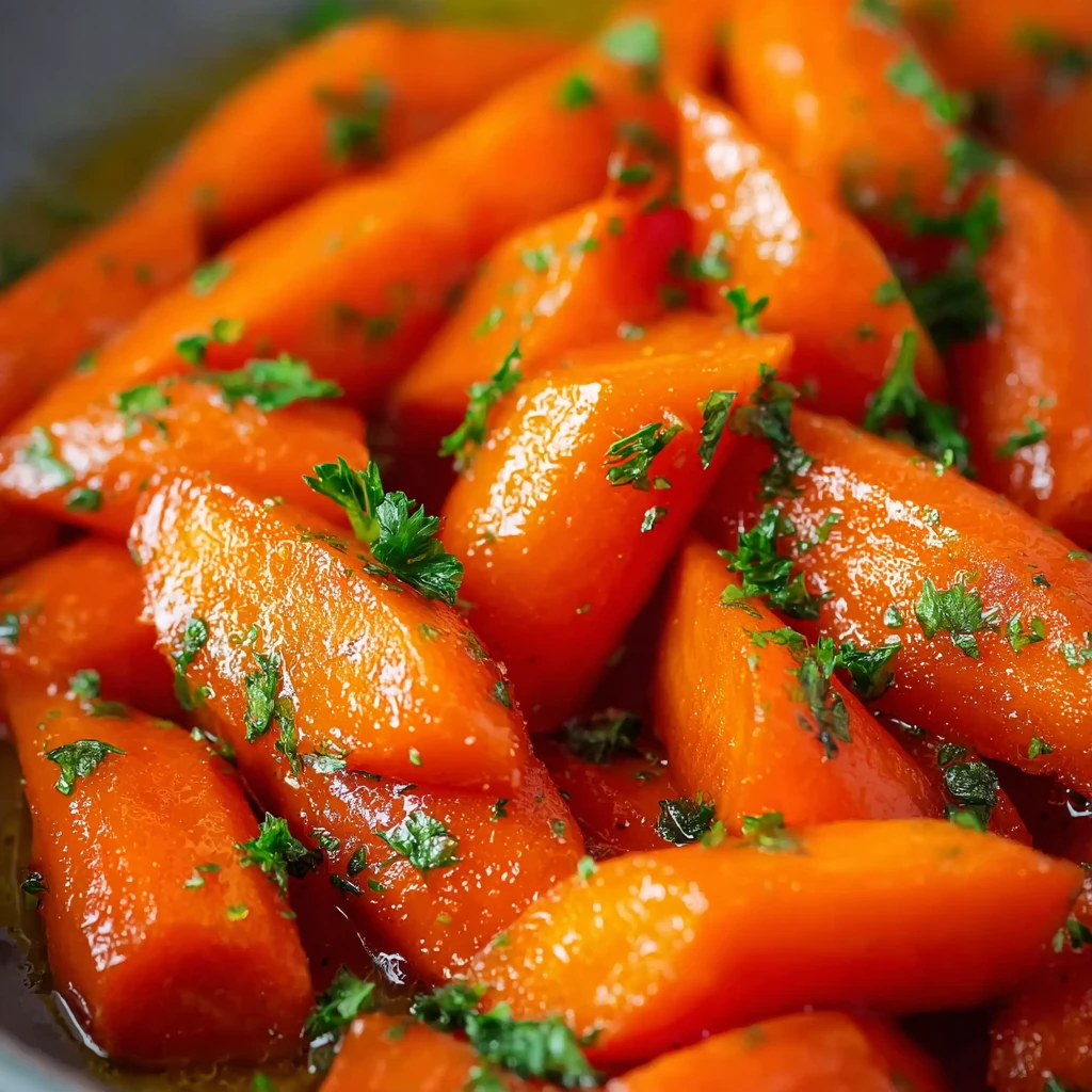 Orange Stovetop Honey Glazed Carrots