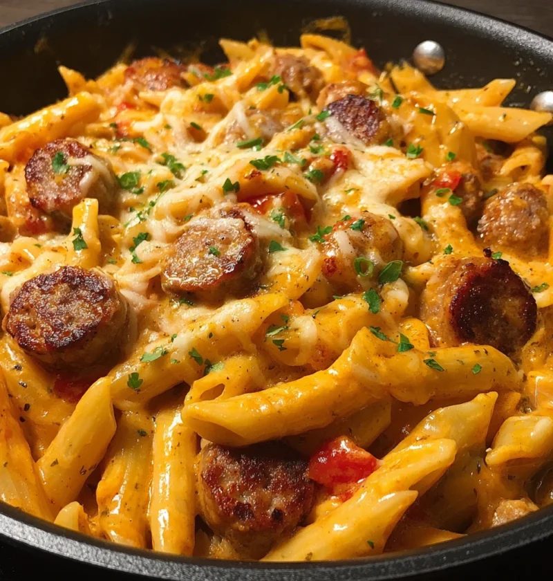 Bold Cajun Ranch Sausage Cheddar Pasta