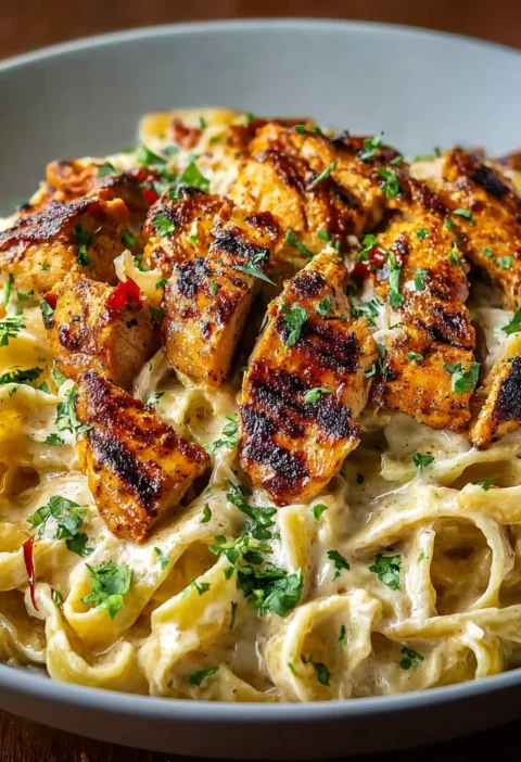 Cheesy Cajun Alfredo Pasta Chicken Recipe Homemade Cheesy Cajun Chicken Pasta Best Cajun Chicken Alfredo Pasta Easy Cajun ...