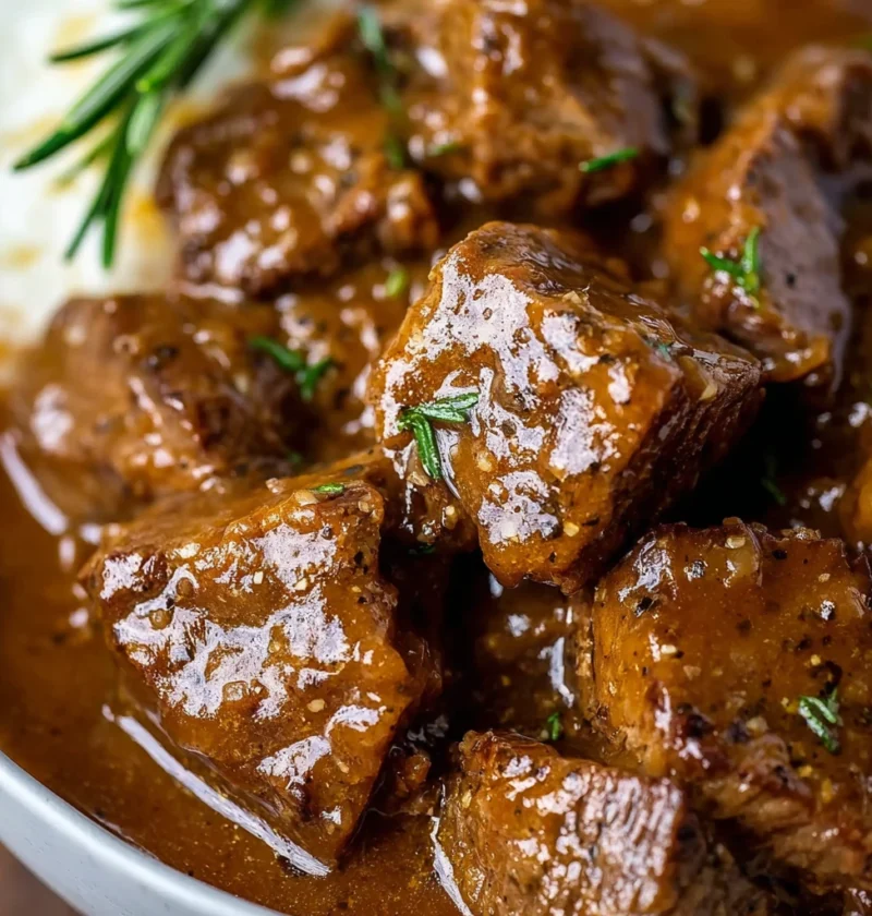 Crock Pot Cubed Steak