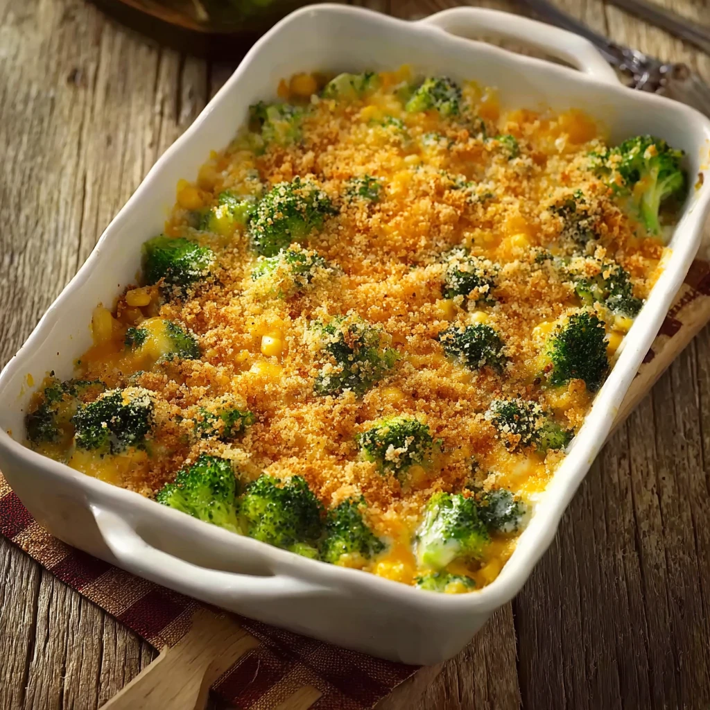 Easy Broccoli and Corn Casserole