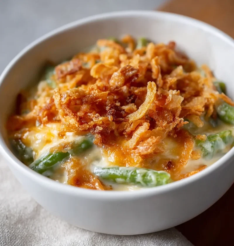 Easy Cheesy Green Bean Casserole Recipe Homemade Cheesy Green Bean Casserole Best Cheese For Green Bean Casserole Low Carb...