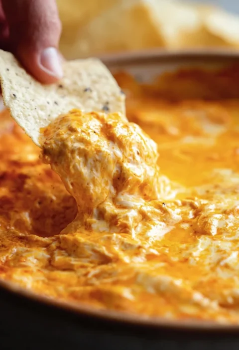 Easy Crock Pot Buffalo Chicken Dip Recipe Healthy Slow Cooker Buffalo Chicken Dip Best Buffalo Chicken Dip Crock Pot Ideas...