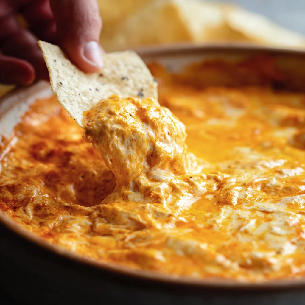 Crock Pot Buffalo Chicken Dip