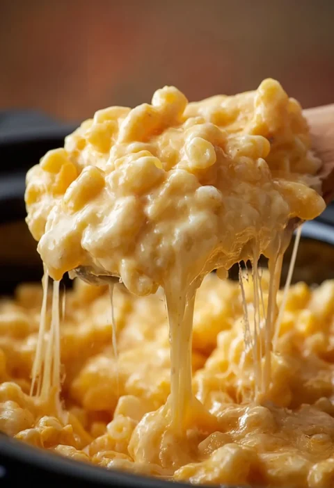Easy Crockpot Mac And Cheese Recipe Homemade Slow Cooker Mac And Cheese Best Cheesy Crockpot Macaroni Creamy Crockpot Mac ...