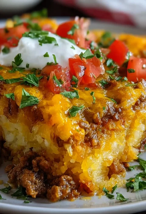 Easy Crockpot Taco Hashbrown Casserole Recipe Slow Cooker Taco Hashbrown Casserole Gluten-free Best Cheesy Taco Hashbrown ...