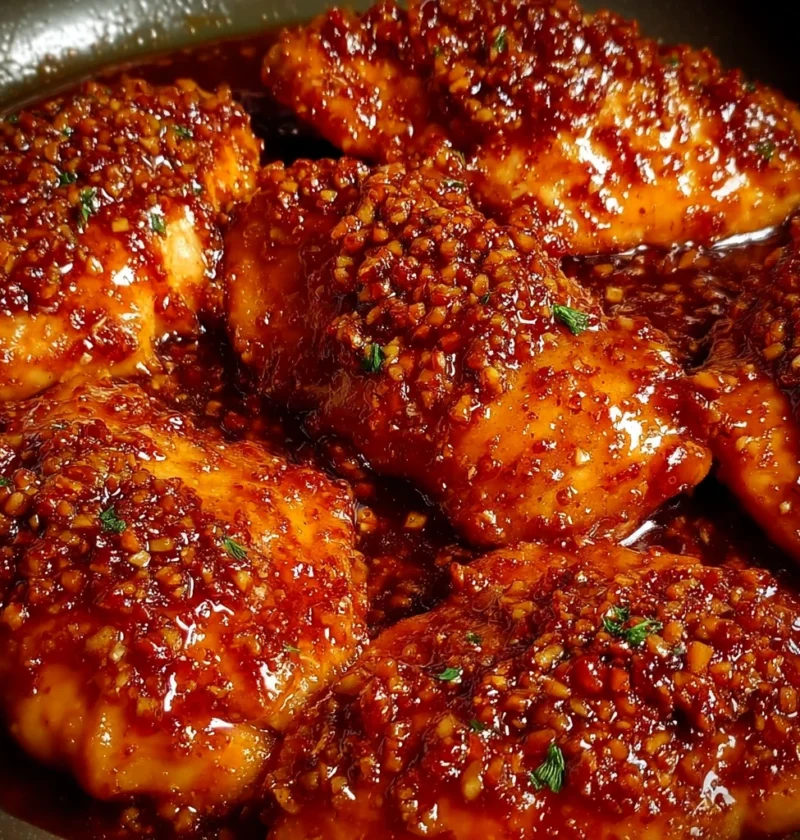Easy Honey Garlic Glazed Chicken Recipe Best Honey Garlic Chicken Glaze Slow Cooker Honey Garlic Chicken Honey Garlic Glaz...