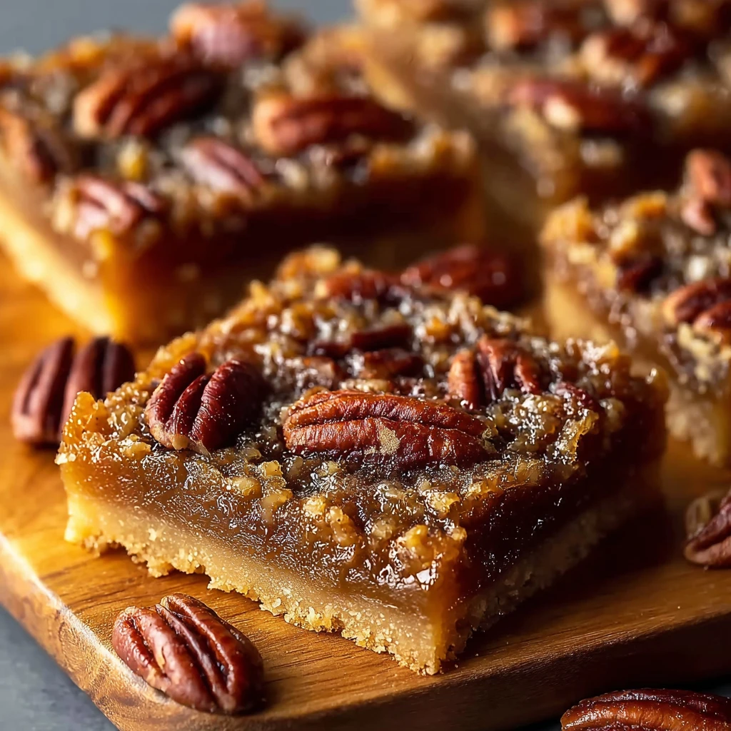 Quick Lazy Girl Pecan Pie Bars