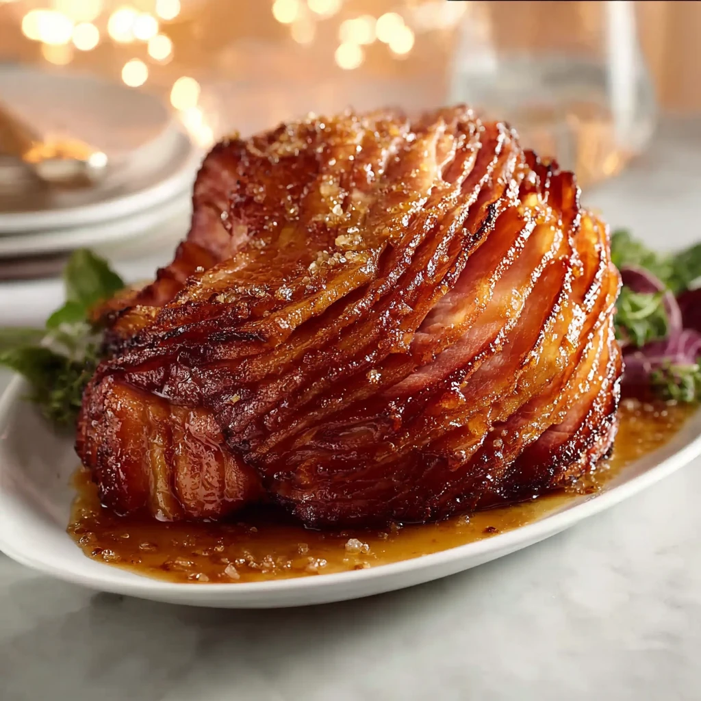 Mouthwatering Honey and Brown Sugar Glazed Ham