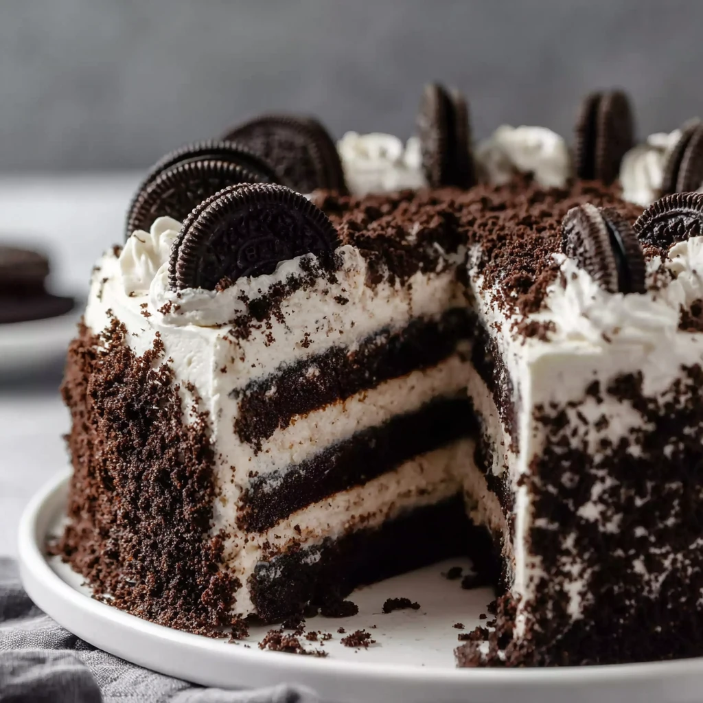 No-Bake Oreo Cake