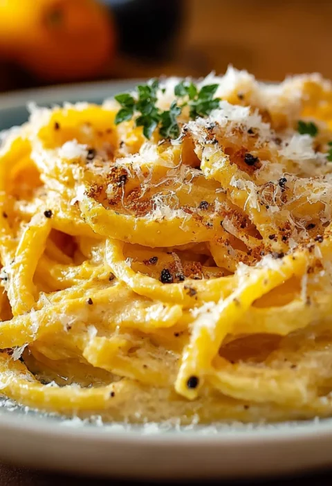 Pumpkin Alfredo Pasta Recipe Creamy Pumpkin Alfredo Sauce Best Pumpkin Pasta Dishes Easy Homemade Pumpkin Alfredo Gluten-f...