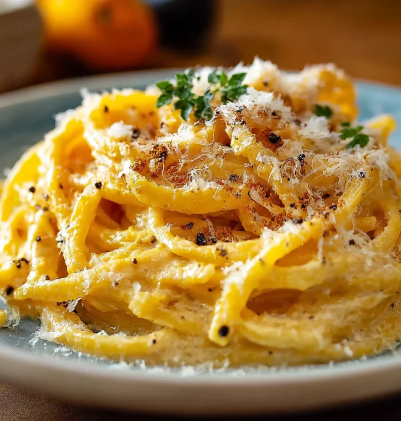 Pumpkin Alfredo Pasta Recipe Creamy Pumpkin Alfredo Sauce Best Pumpkin Pasta Dishes Easy Homemade Pumpkin Alfredo Gluten-f...