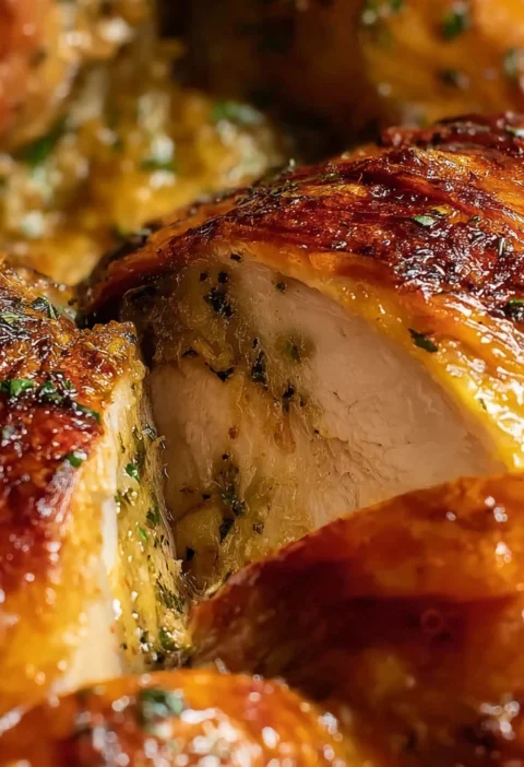 Roasted Garlic Butter Spatchcock Turkey Recipe Best Garlic Butter Turkey Preparation How To Make Spatchcock Turkey With Ga...