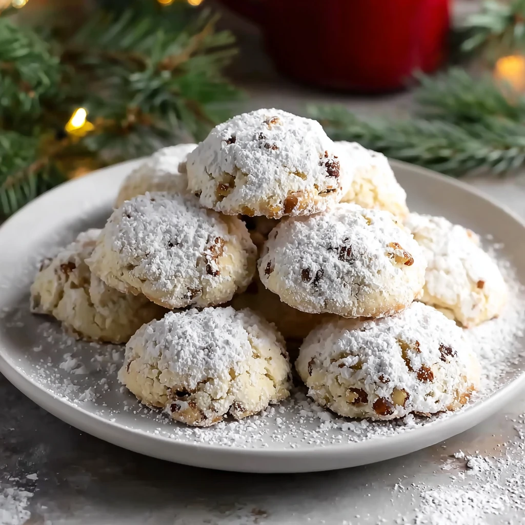 Soft Christmas Macadamia Nut Cookies