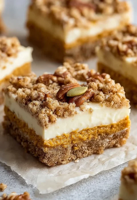 Sweet Pumpkin Cheesecake Oatmeal Bars Recipe Healthy Pumpkin Oatmeal Cheesecake Bars Gluten Free Pumpkin Cheesecake Oatmea...