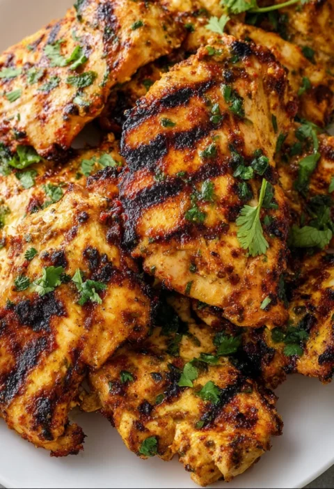 Yogurt Marinated Grilled Chicken Recipe Easy Best Yogurt Marinated Chicken For Grilling Spiced Yogurt Marinated Grilled Ch...