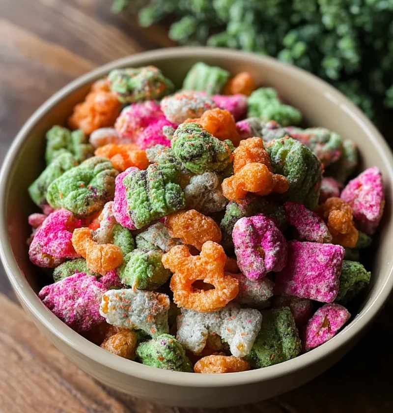 Zombie Muddy Buddies Recipe Easy Halloween Muddy Buddies Mix Best Chocolate Muddy Buddies For Parties Spooky Zombie Desser...