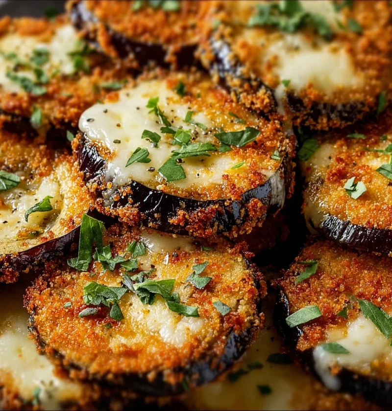Crispy Baked Eggplant Slices Recipe Best Crunchy Baked Eggplant Technique Stay Crispy Eggplant Baking Tips How To Bake Egg...