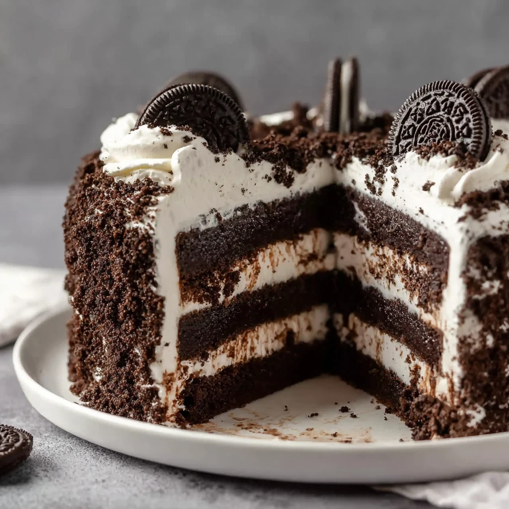 No-Bake Oreo Cake