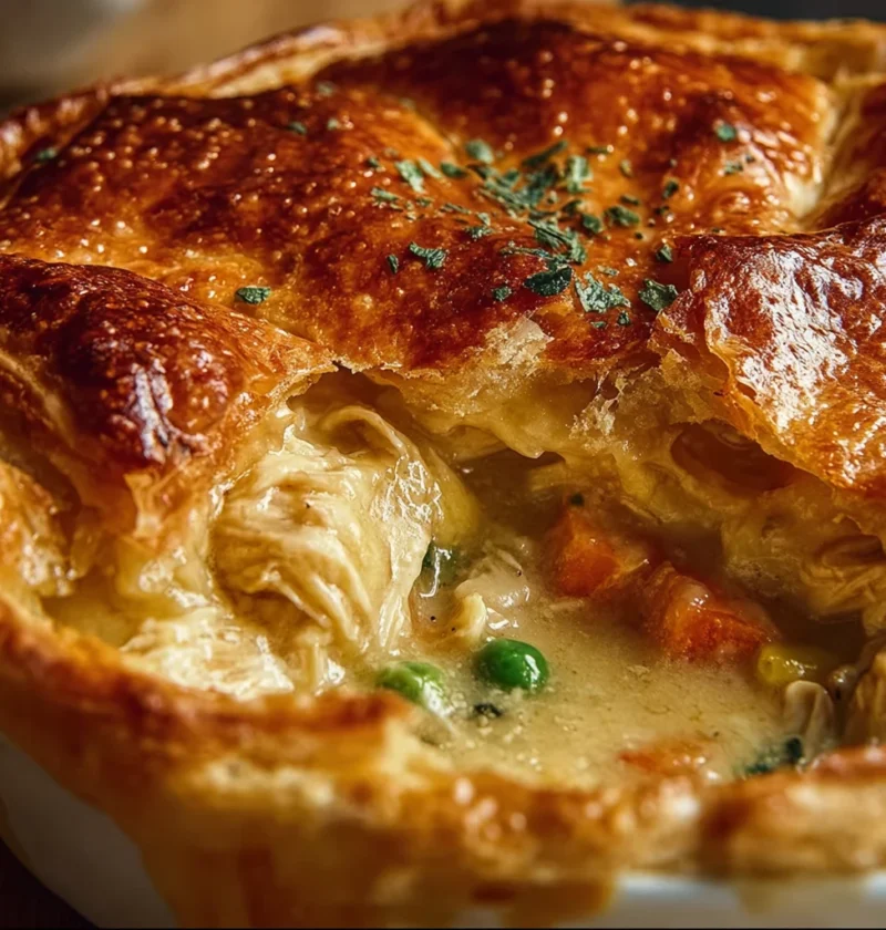 Golden Chicken Pot Pie Recipe Buttery Crust Chicken Pot Pie Ultimate Comfort Chicken Pie Golden Chicken Pot Pie Cooking Ti...