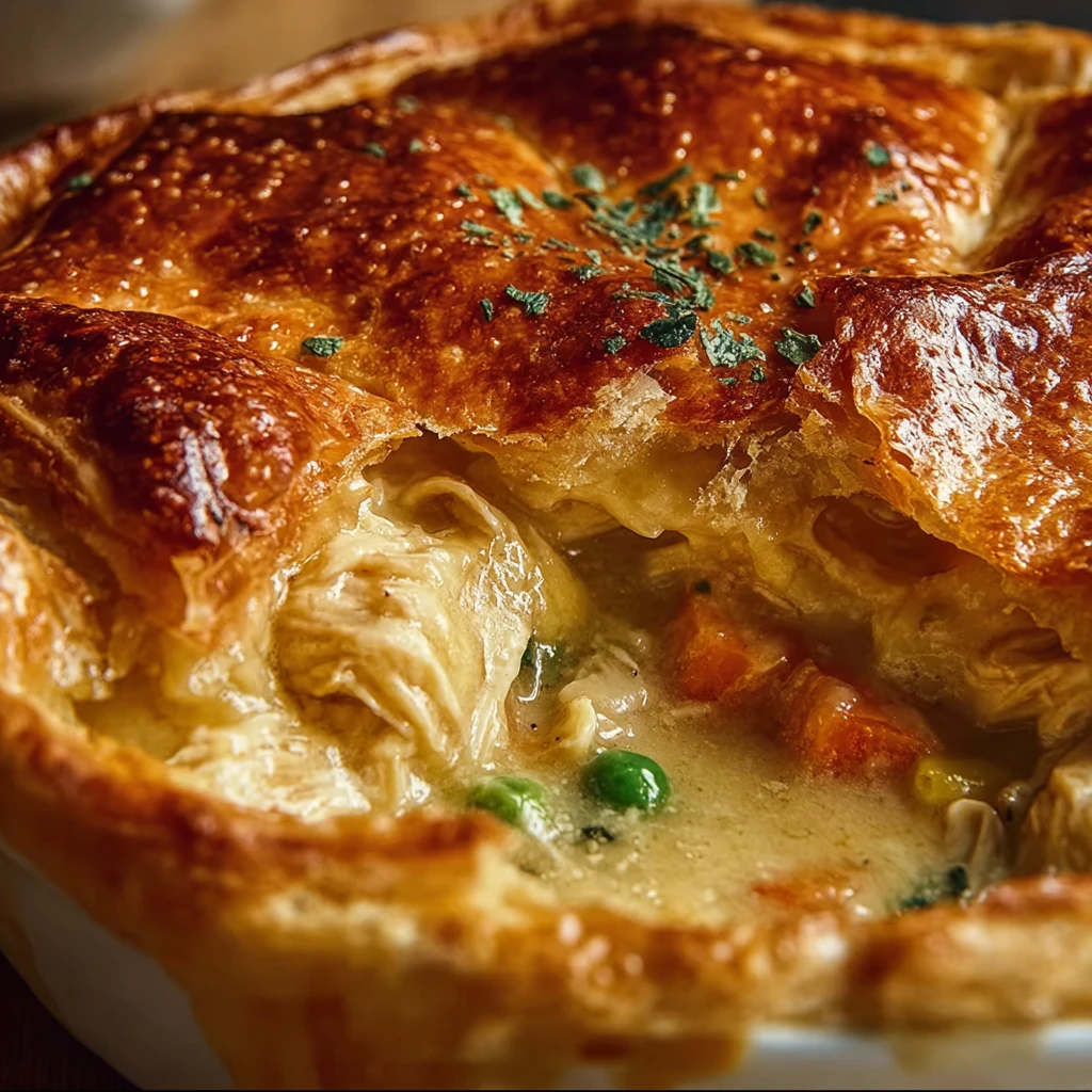 Golden Chicken Pot Pie with Buttery Crust: The Ultimate Comfort Dish