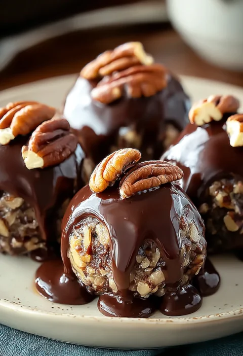 Easy No Bake Pecan Pie Balls Recipe No Bake Pecan Pie Truffles Simple No Bake Pecan Pie Bites Pecan Pie Energy Balls No Ba...