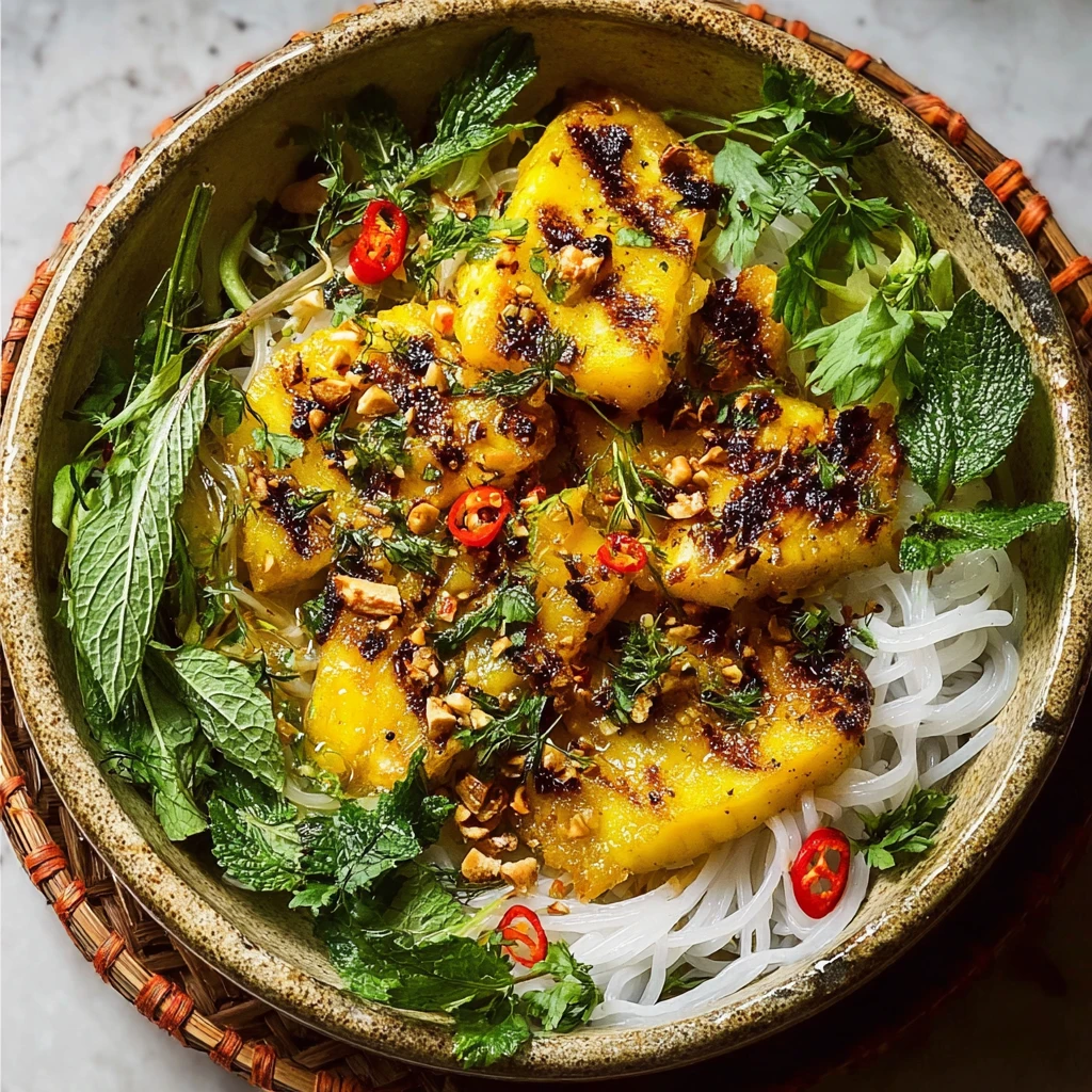 Vietnamese Turmeric Sole Bowls with Vermicelli