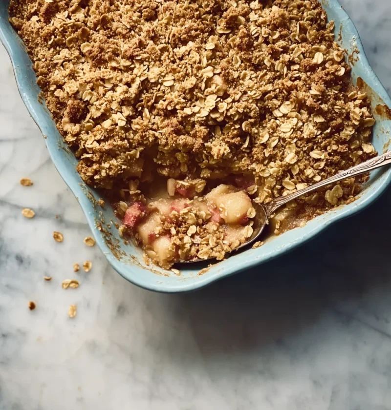 Apple Rhubarb Crisp