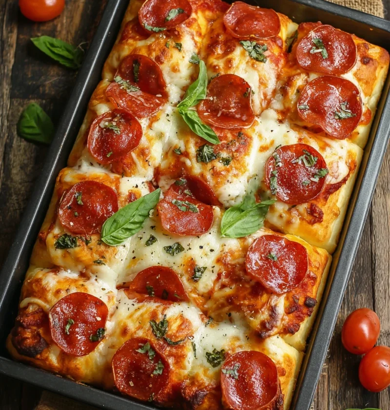 Cheesy Pepperoni Pizza Rolls