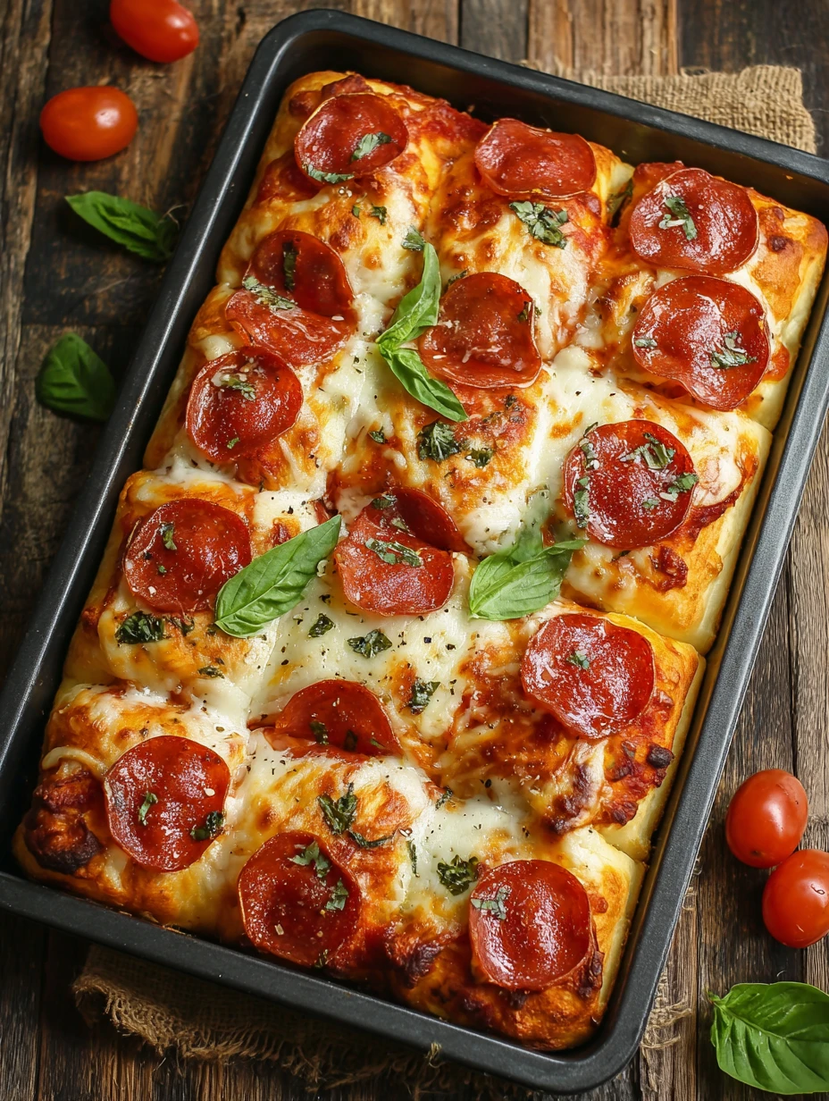 Cheesy Pepperoni Pizza Rolls