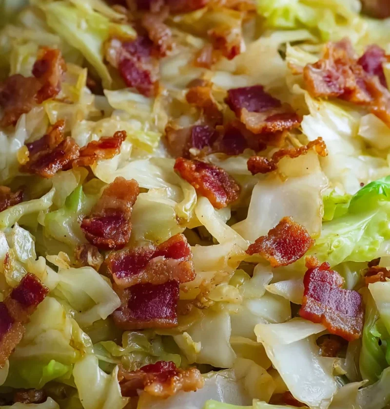 Classic Fried Cabbage Bacon Skillet Recipe