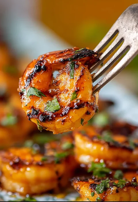 Glazed Grilled Shrimp Honey Marinade