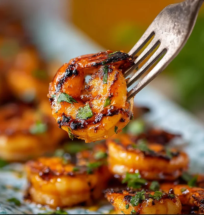 Glazed Grilled Shrimp Honey Marinade