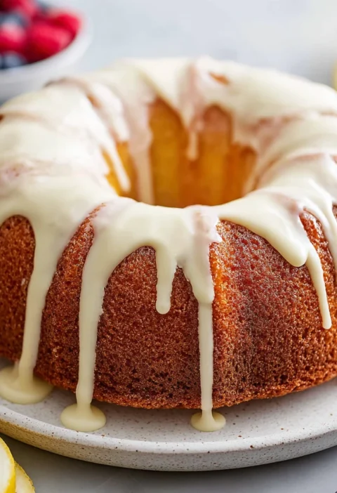 Moist Lemon Bundt Cake Recipe