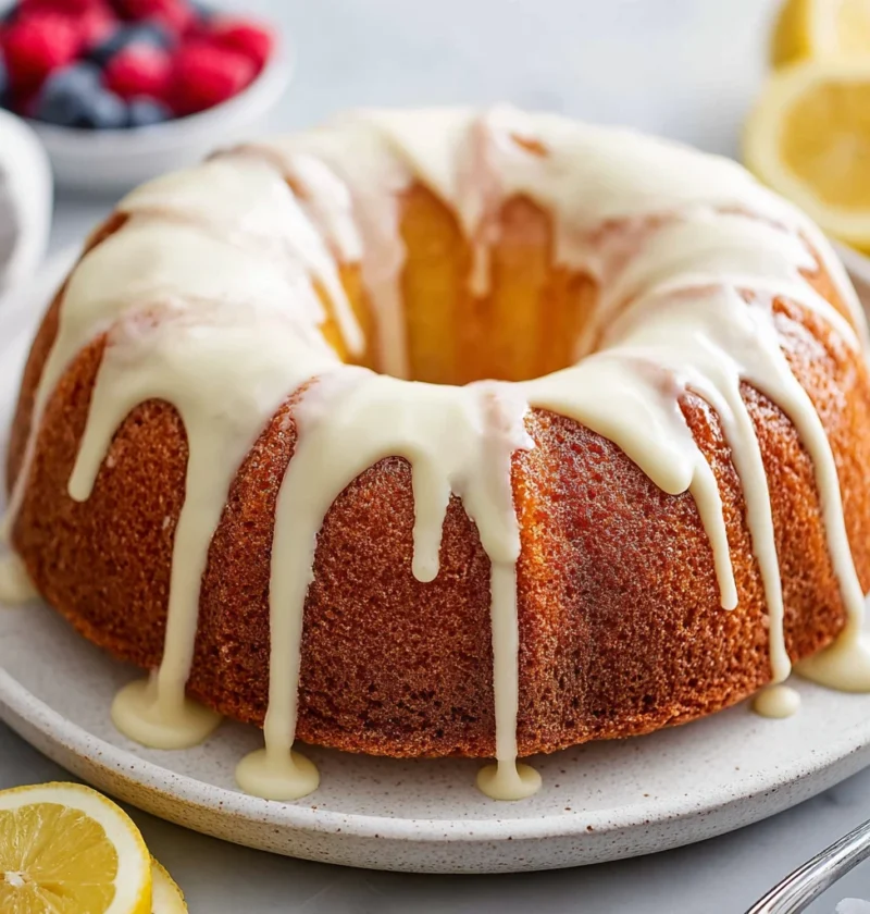 Moist Lemon Bundt Cake Recipe